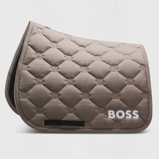 BOSS Equestrian Long Island Dressage Saddle Cloth - Walnut