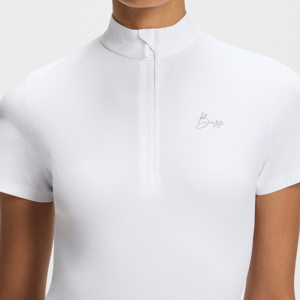 BOSS Equestrian Maira Show Shirt - Texture White