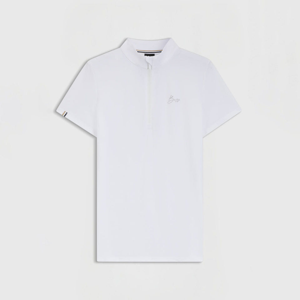 BOSS Equestrian Maira Show Shirt - Texture White