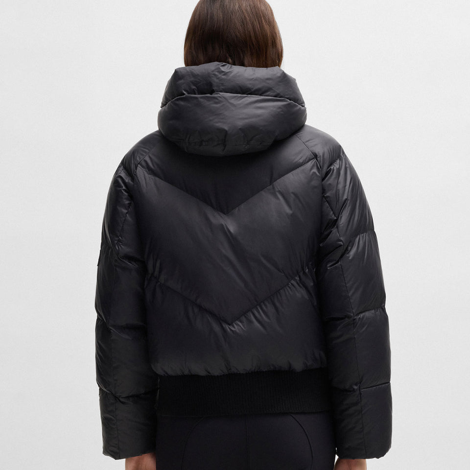 BOSS Equestrian Marsha Bomber Puffer Jacket - Black