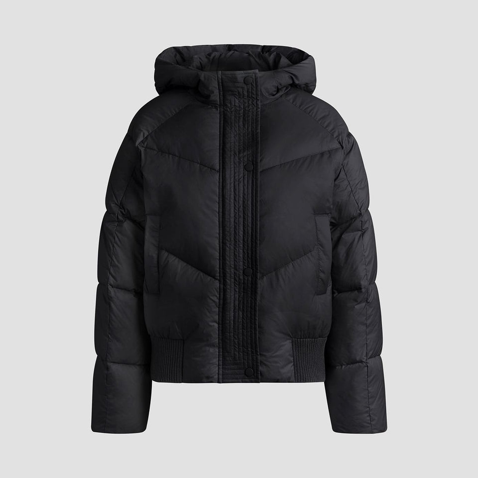 BOSS Equestrian Marsha Bomber Puffer Jacket - Black