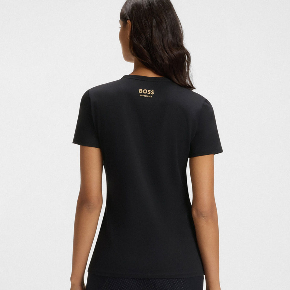 BOSS Equestrian Maya BB Logo T-Shirt - Black