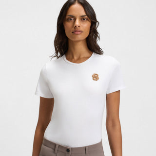 BOSS Equestrian Maya BB Logo T-Shirt - White