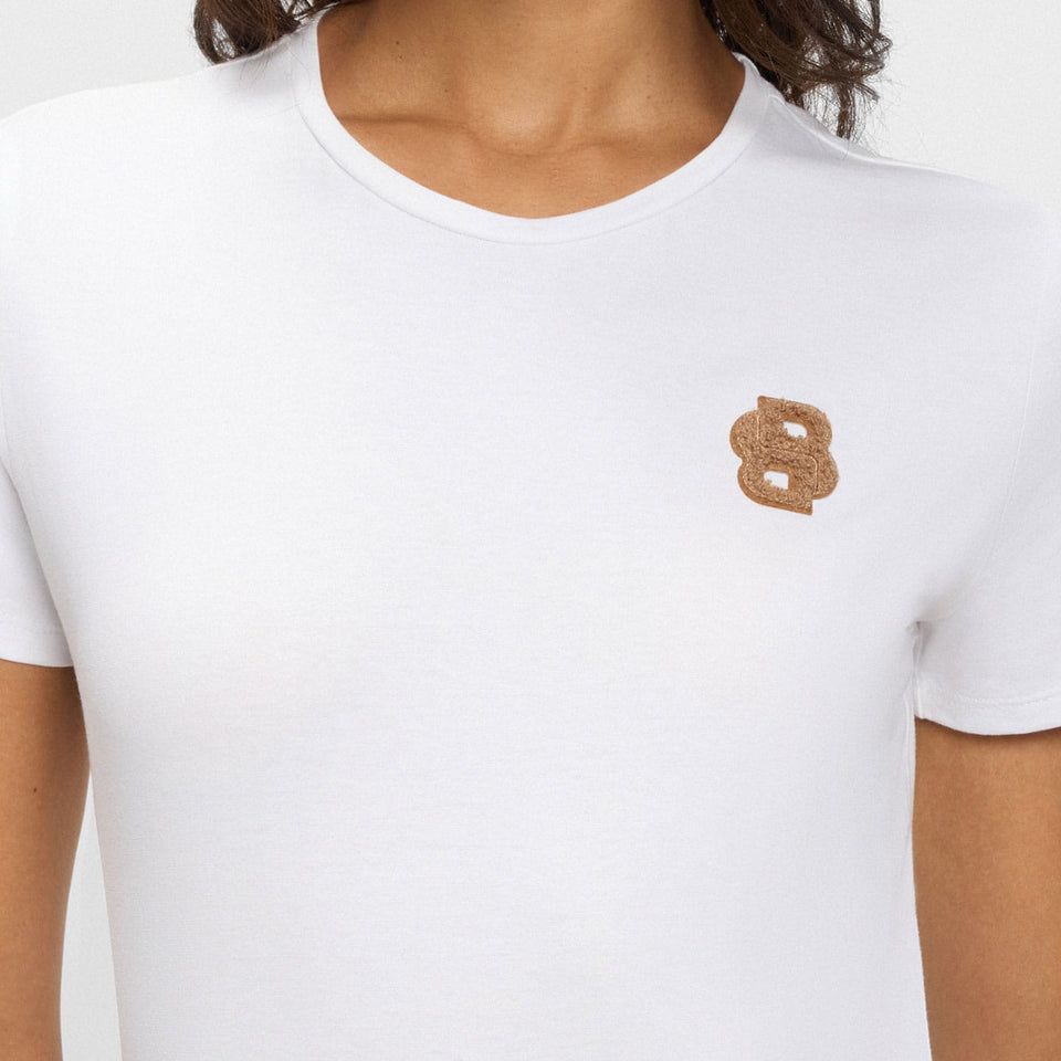 BOSS Equestrian Maya BB Logo T-Shirt - White