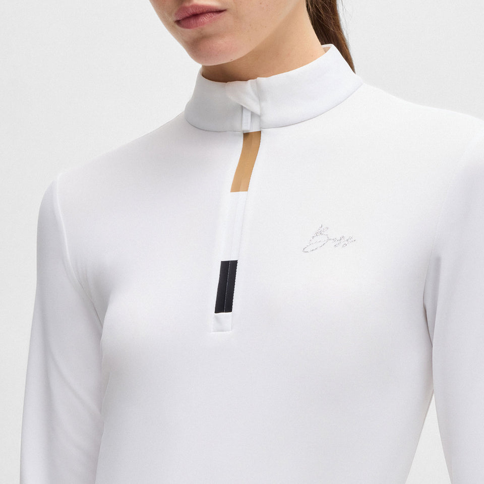 BOSS Equestrian Minou Show Shirt - White
