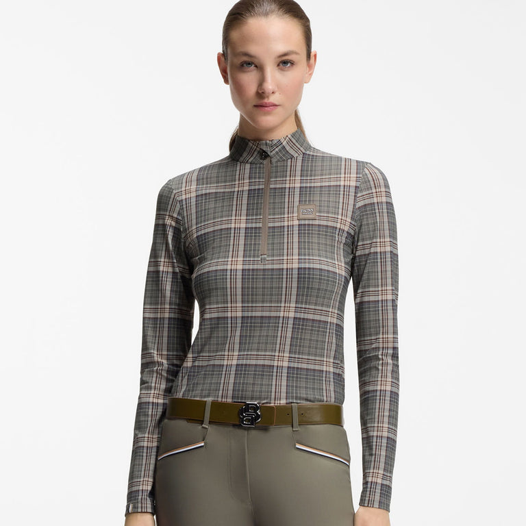 BOSS Equestrian Minou Training Shirt - Check