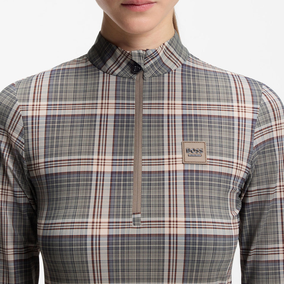 BOSS Equestrian Minou Training Shirt - Check