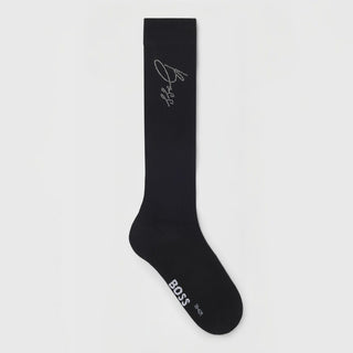 BOSS Equestrian Sally Crystal Logo Socks - Black