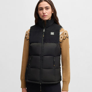 BOSS Equestrian Viola Cord Puffer Gilet - Black