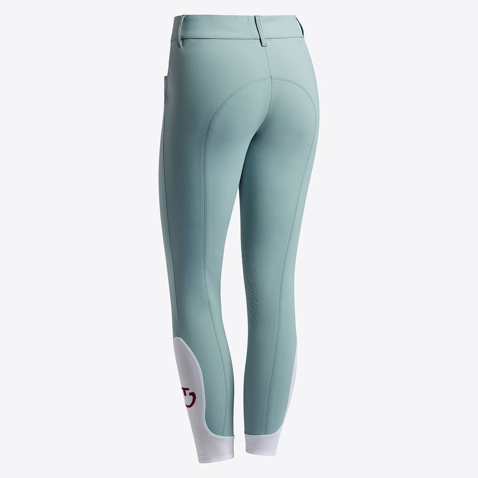 Cavalleria Toscana American Knee Grip Breeches - Light Teal Green