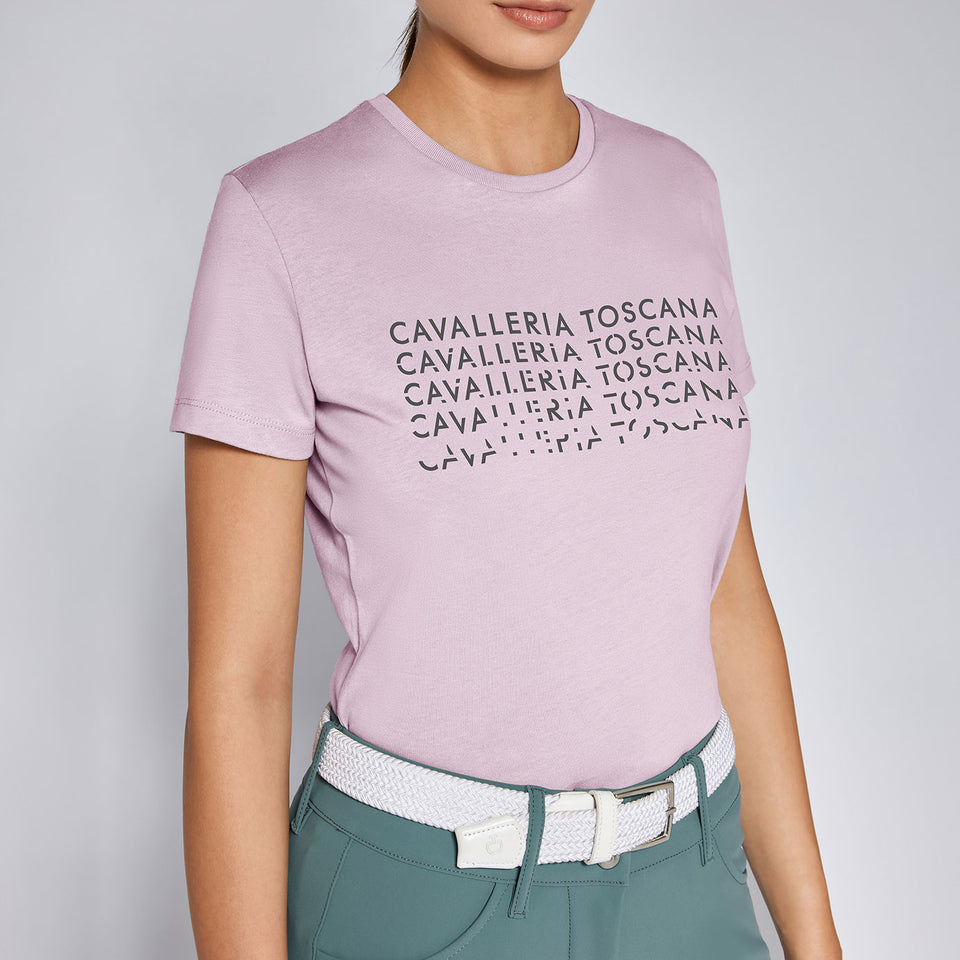 Cavalleria Toscana Break Off T-Shirt - Pale Mauve
