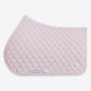 Cavalleria Toscana Circular Quilted Jumping Saddle Cloth - Violet Ice