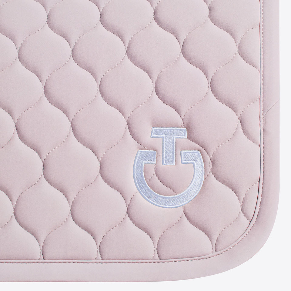 Cavalleria Toscana Circular Quilted Jumping Saddle Cloth - Violet Ice