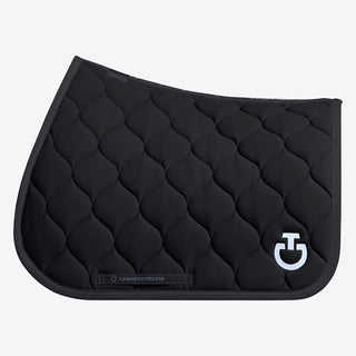 Cavalleria Toscana Circular Quilted Jumping Saddle Cloth - Black