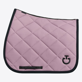 Cavalleria Toscana Diamond Quilt Dressage Saddle Cloth - Grape Shake/Black