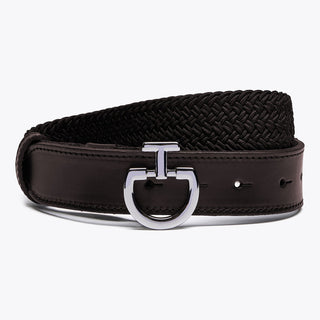 Cavalleria Toscana Elastic Belt - Espresso