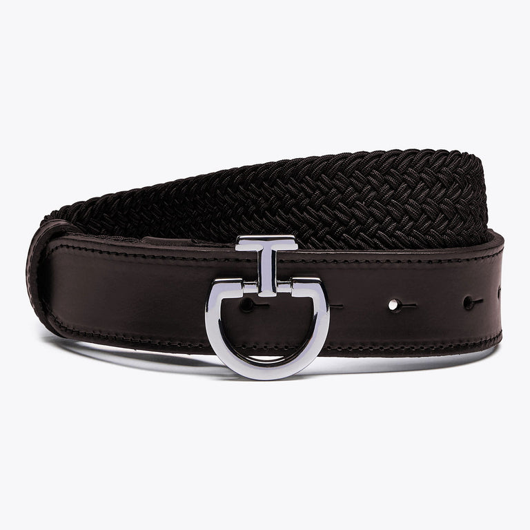 Cavalleria Toscana Elastic Belt - Espresso
