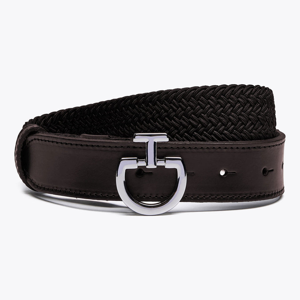 Cavalleria Toscana Elastic Belt - Espresso