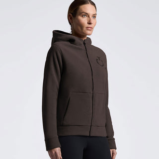 Cavalleria Toscana Fleece Zip Hoodie - Espresso