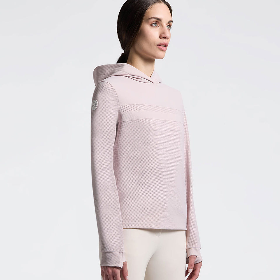 Cavalleria Toscana Hooded Tech Sweatshirt - Violet Ice