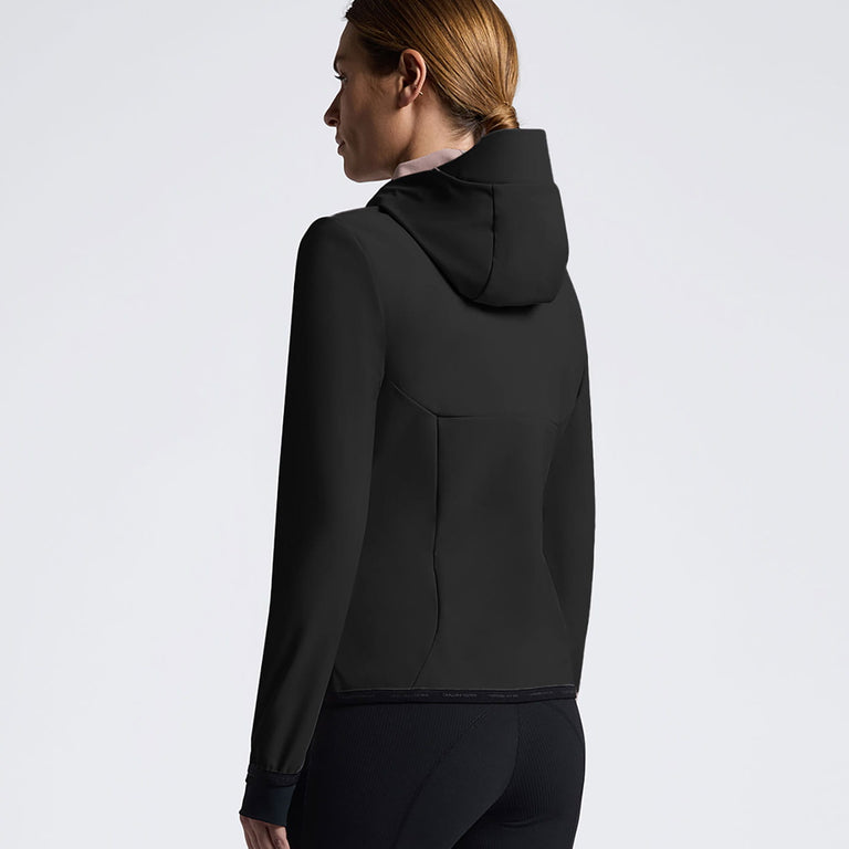 Cavalleria Toscana Thermal Hooded Performance Softshell Jacket - Black