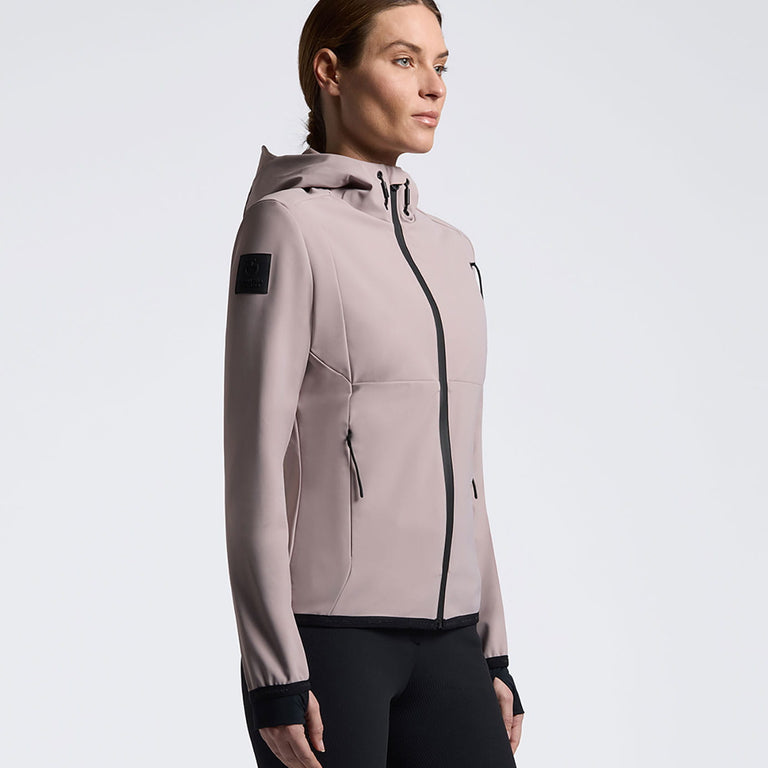 Cavalleria Toscana Thermal Hooded Performance Softshell Jacket - Cipria Pink
