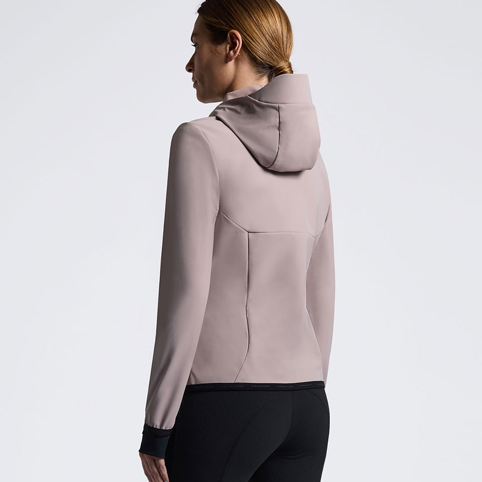 Cavalleria Toscana Thermal Hooded Performance Softshell Jacket - Cipria Pink