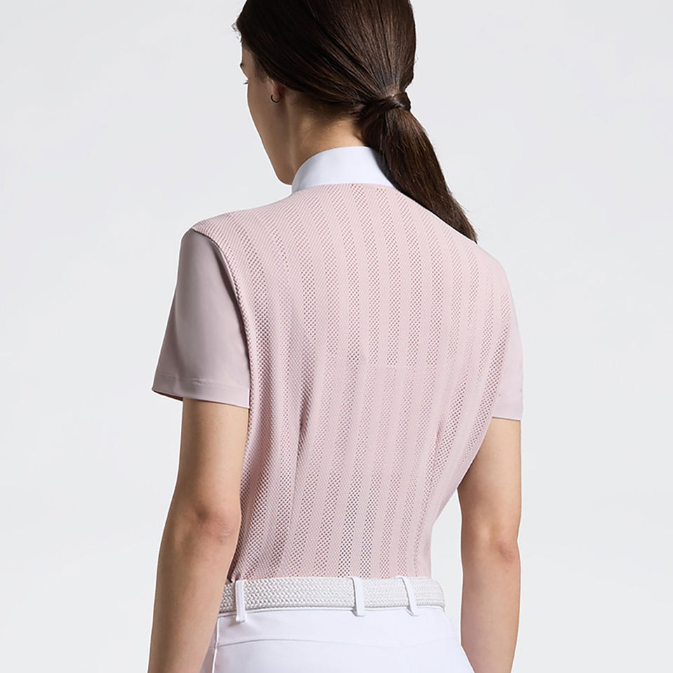 Cavalleria Toscana Jacquard Jersey Show Shirt - Violet Ice