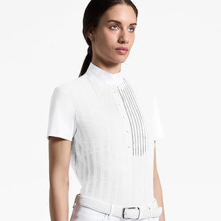Cavalleria Toscana Jacquard Jersey Show Shirt - White