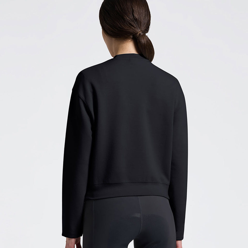 Cavalleria Toscana Jersey Crew Neck Sweatshirt - Charcoal Blue