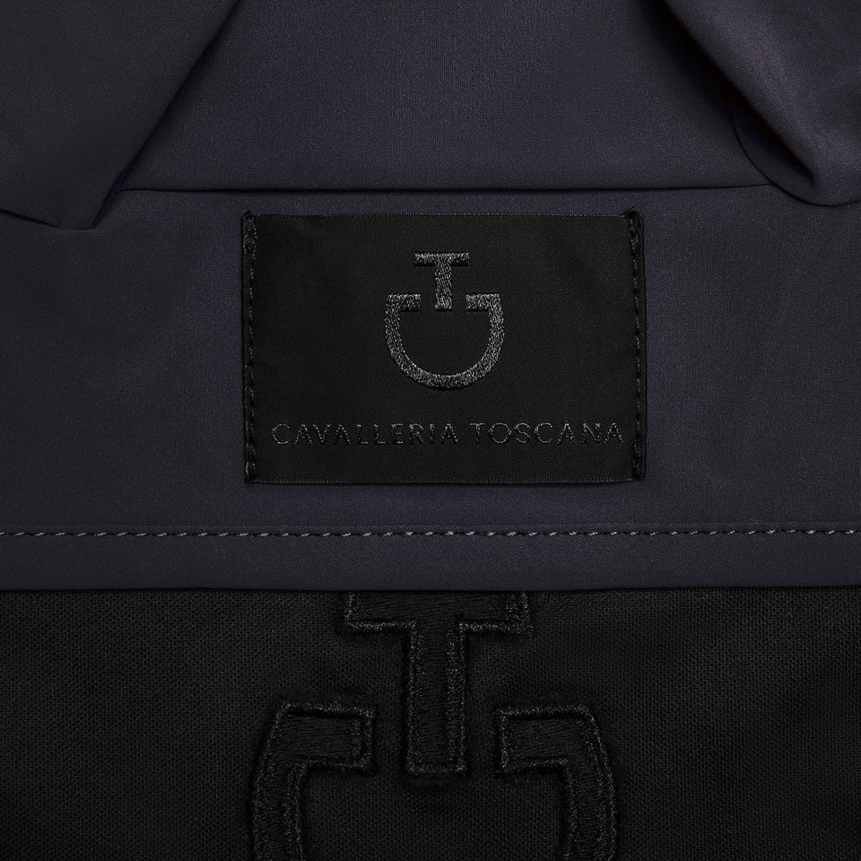 Cavalleria Toscana Jersey Fly Veil - Charcoal Blue