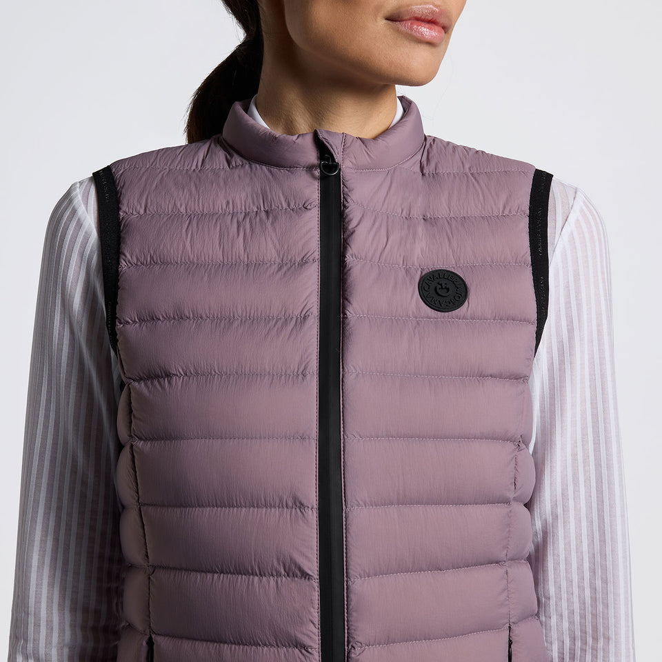 Cavalleria Toscana Lightweight Gilet - Grape Shake