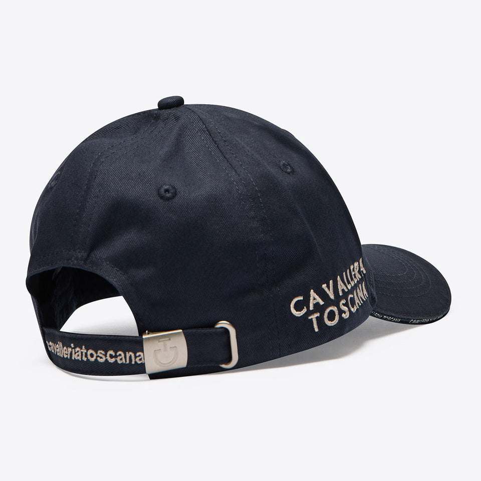 Cavalleria Toscana Logo Cap - Navy & Rainy Day