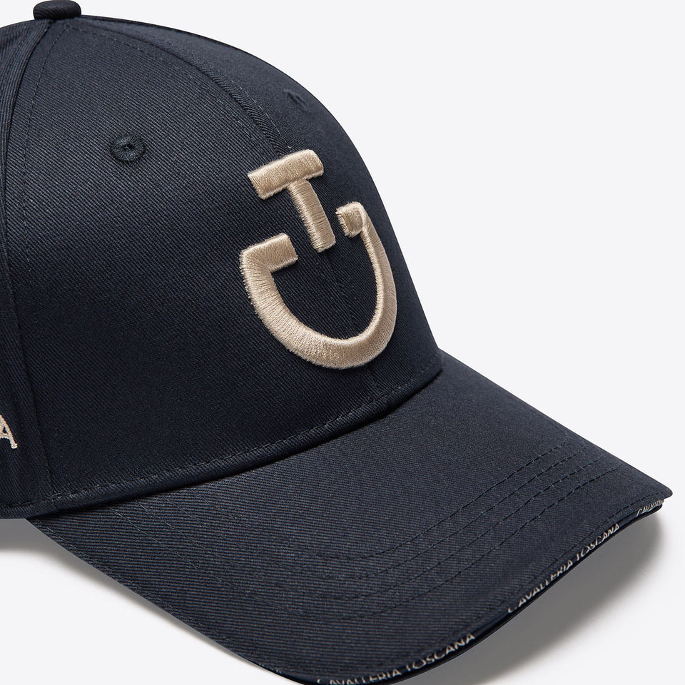 Cavalleria Toscana Logo Cap - Navy & Rainy Day