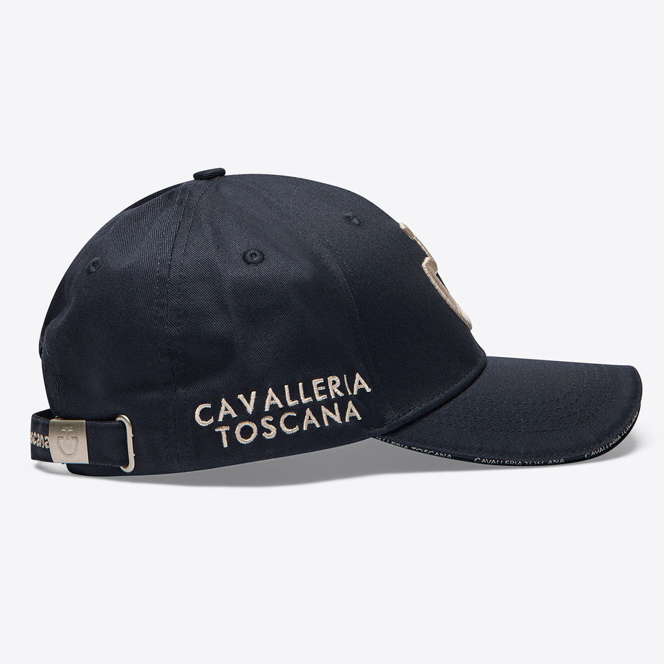 Cavalleria Toscana Logo Cap - Navy & Rainy Day