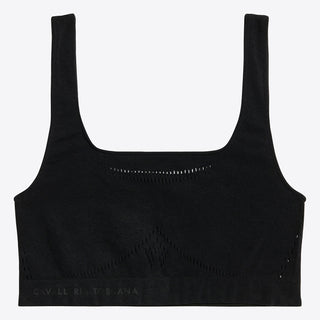 Cavalleria Toscana Tech Knit Sports Bra - Black