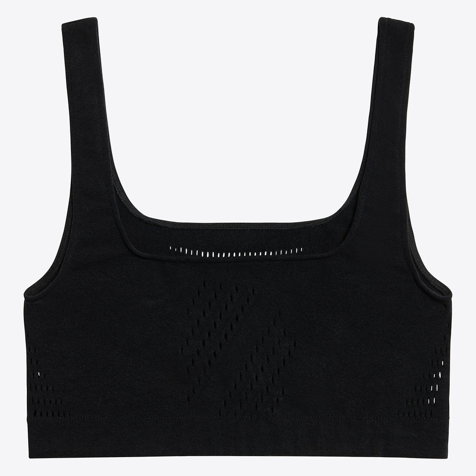 Cavalleria Toscana Tech Knit Sports Bra - Black