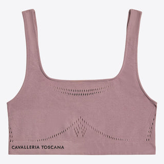 Cavalleria Toscana Tech Knit Sports Bra - Grape Shake