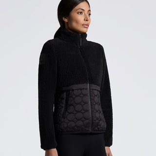 Cavalleria Toscana Teddy Fleece Zip Jacket - Black