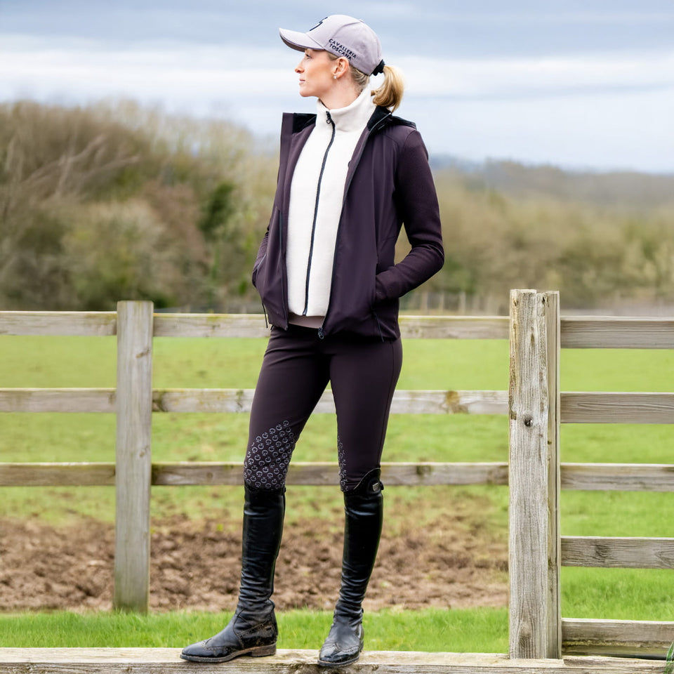 Cavalleria Toscana American Breeches Knee Grip - Espresso
