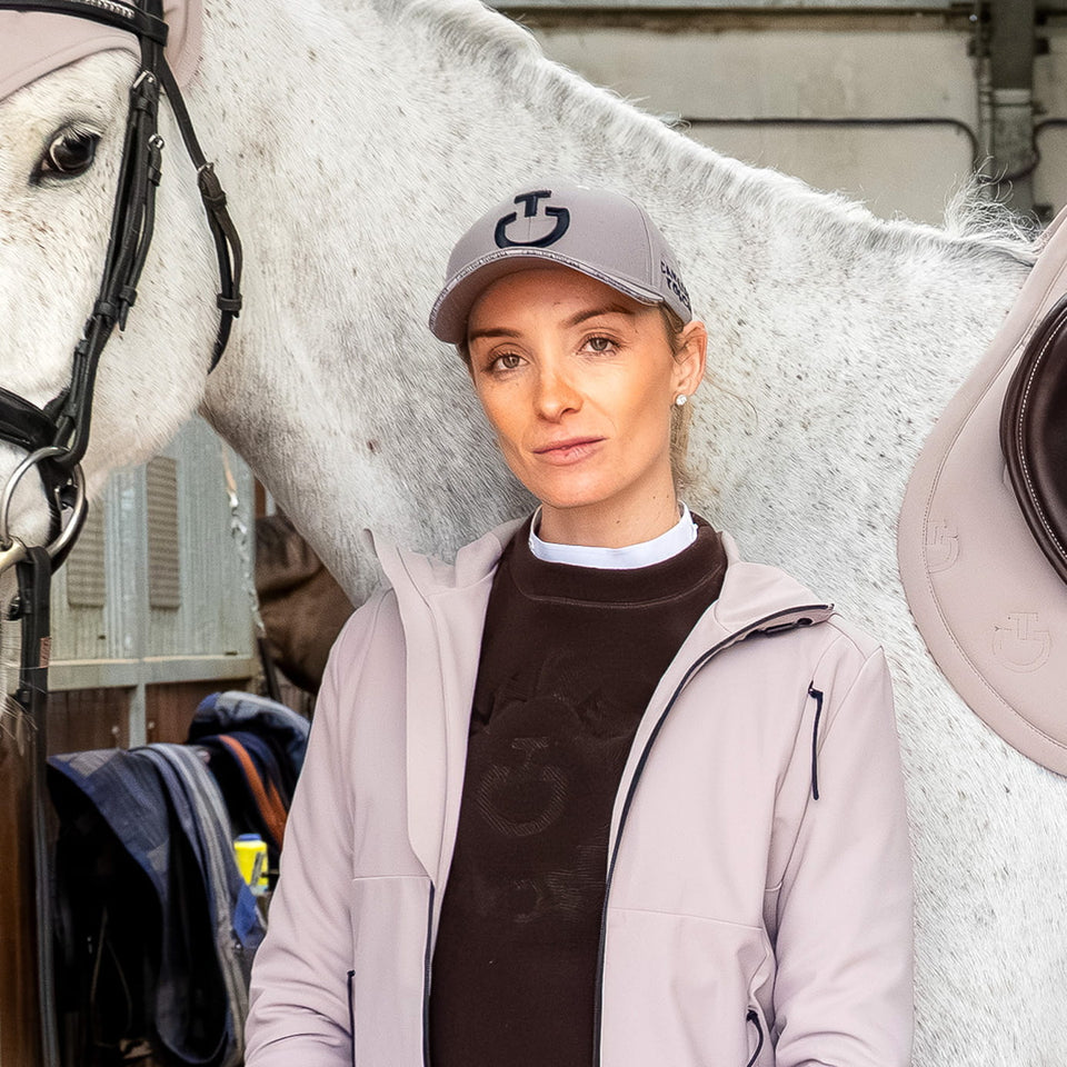 Cavalleria Toscana Logo Cap - Cipria Pink & Black