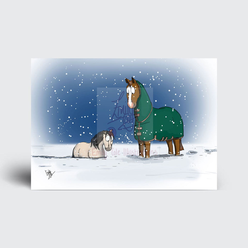 Emily Cole 'The Companion Pony' Christmas Card Set (Pack of 10)