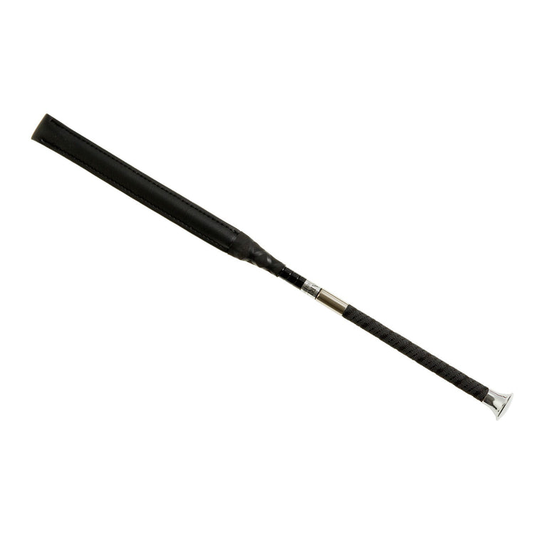 Country Direct York Thin Handle Jumping Whip - Black