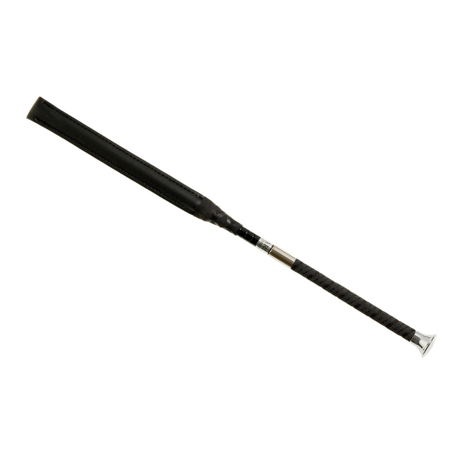 Country Direct York Thin Handle Jumping Whip - Black