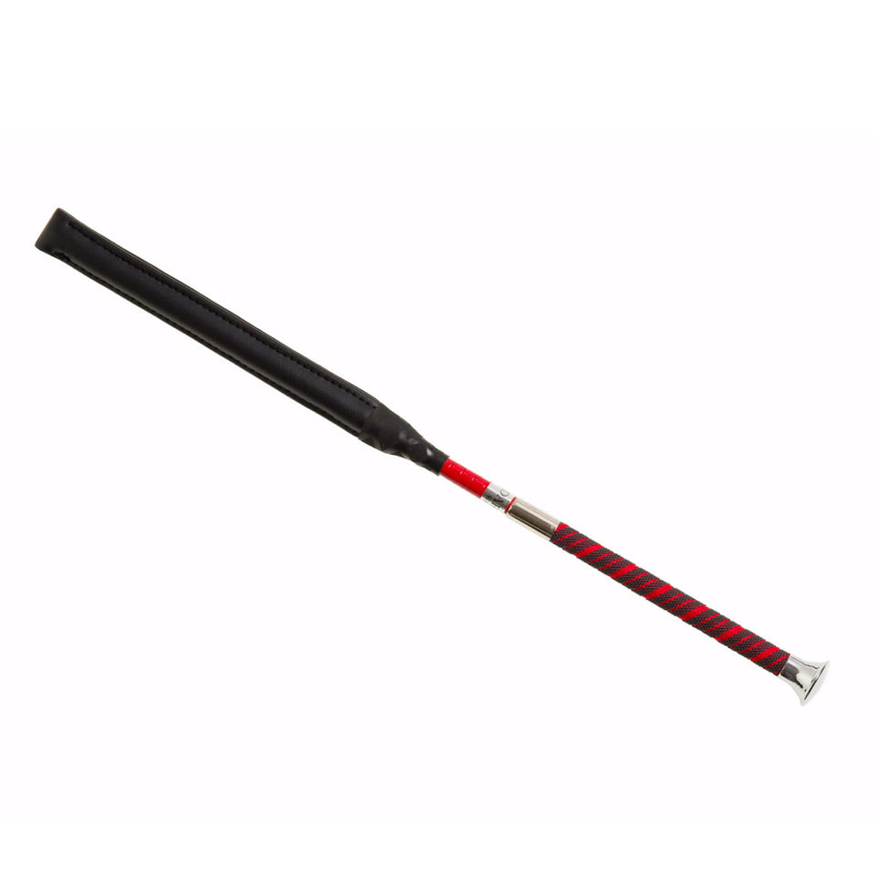 Country Direct York Thin Handle Jumping Whip - Red
