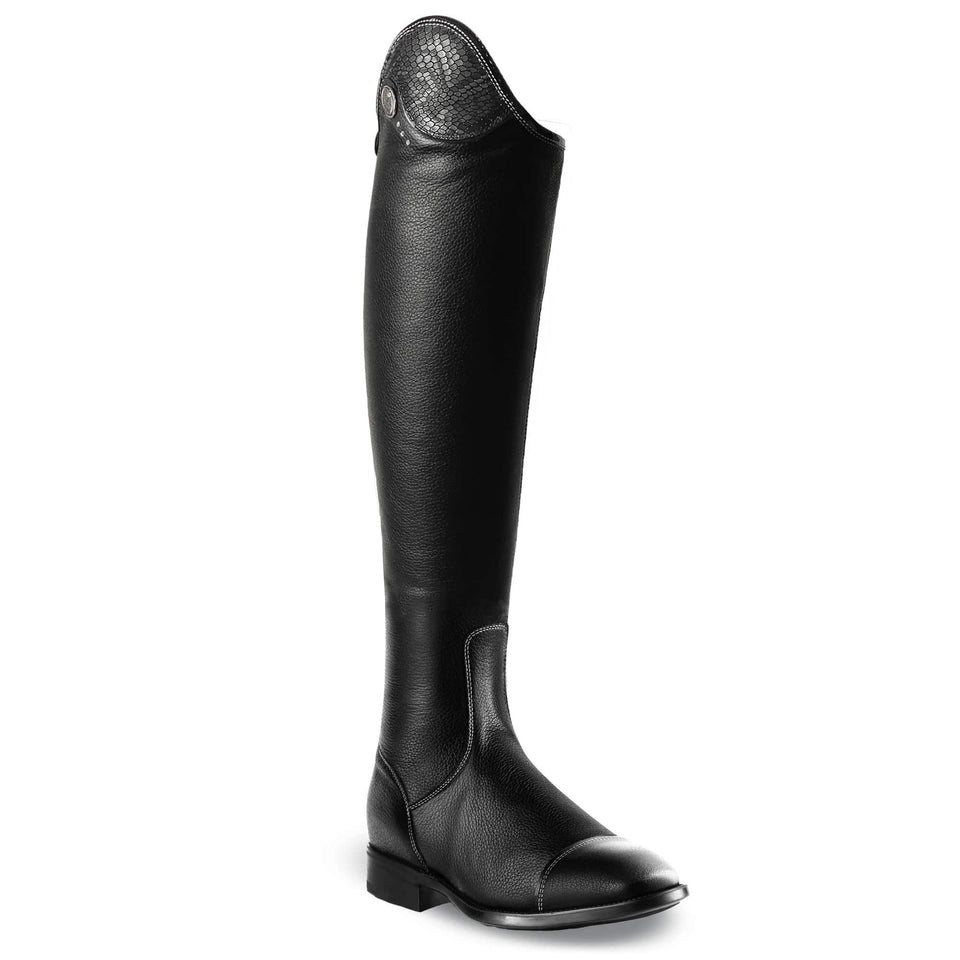De Niro Salentino Regal Black Riding Boots