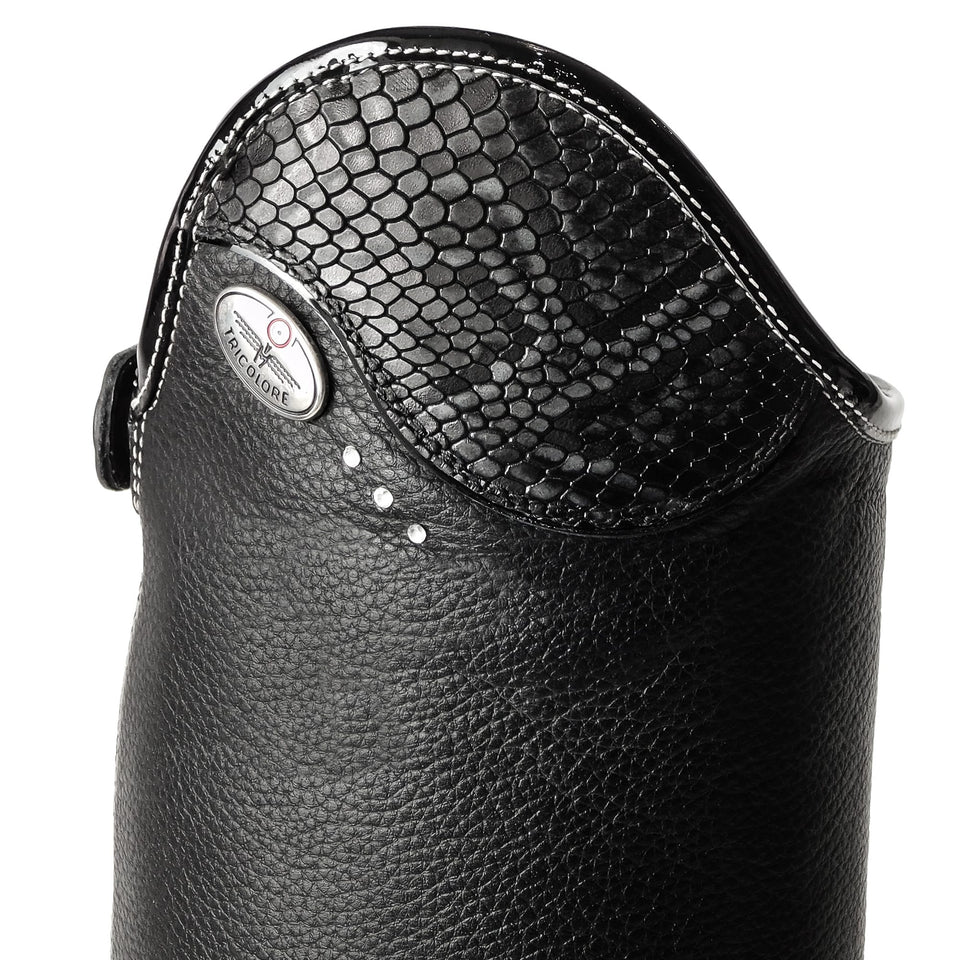 De Niro Salentino Regal Black Riding Boots