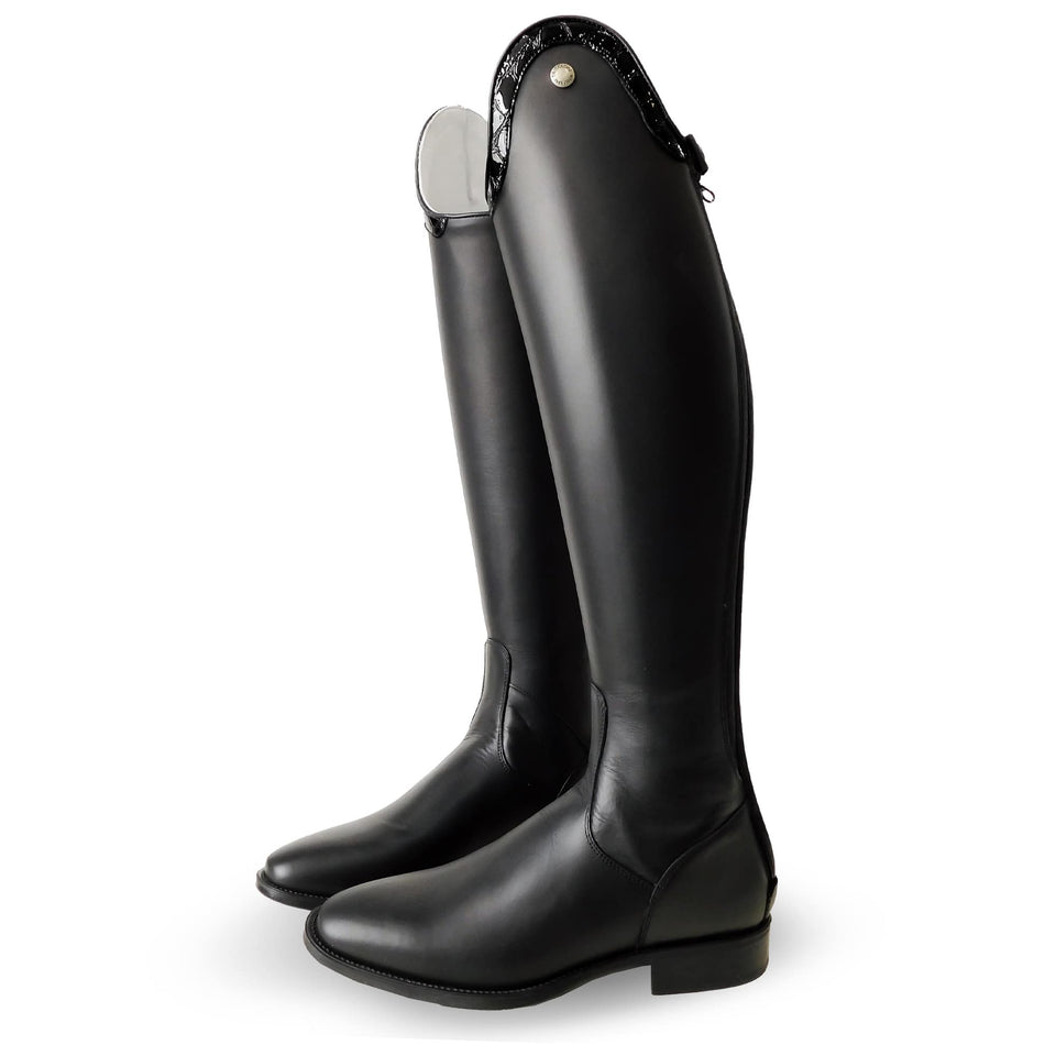De Niro Puro Duo Dressage Riding Boots with Lucidi Black Top