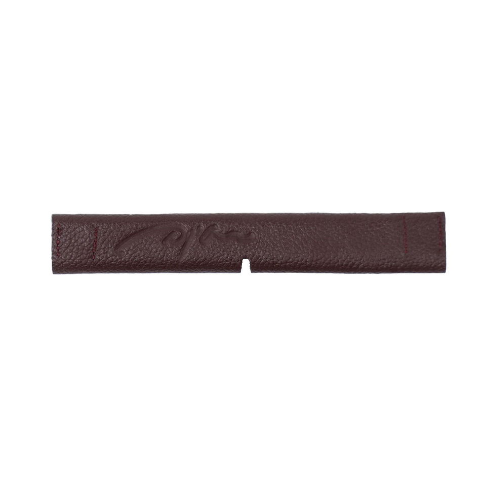 Dy'on Leather Curb Chain Cover - Brown