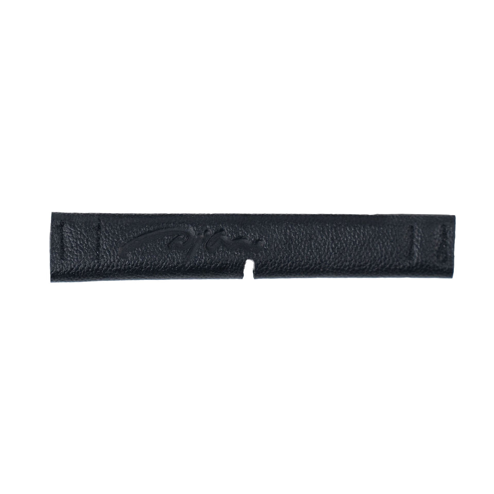 Dy'on Leather Curb Chain Cover - Black